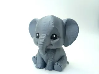 Cute Baby Elephant – Adorable & Playful Design