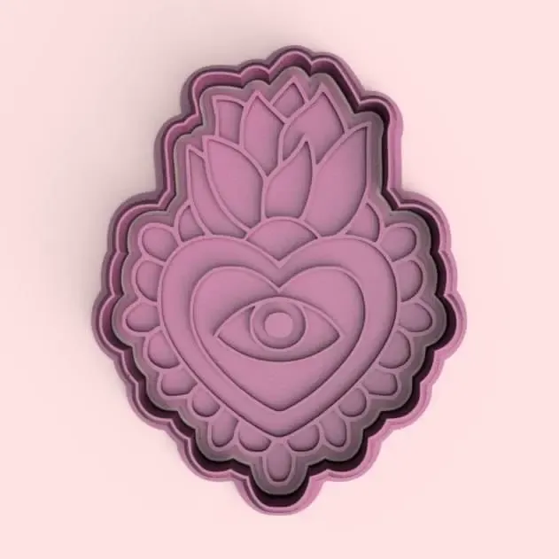 mexican heart cookie cutter