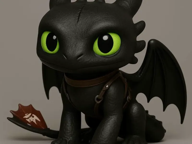 Action Figure Furia Da Noite Como Domar Seu Dragão Banguela