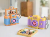 Camera Photo Frame Keychain | Custom Picture Keyring-7