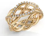 Diamond Weaves ring-1
