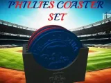 Philadelphia Phillies Coaster Set (MLB)-0