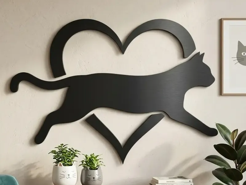 decoración amor gatuno 3