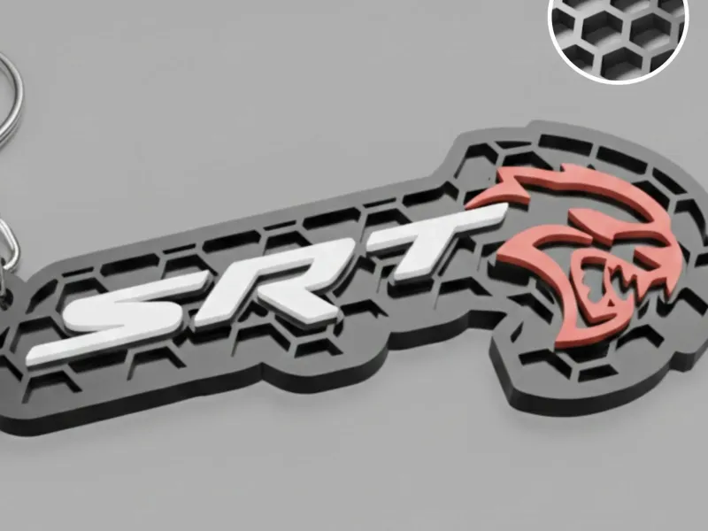 SRTヘルキャットロゴキーチェーン