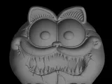 garfield head design-0