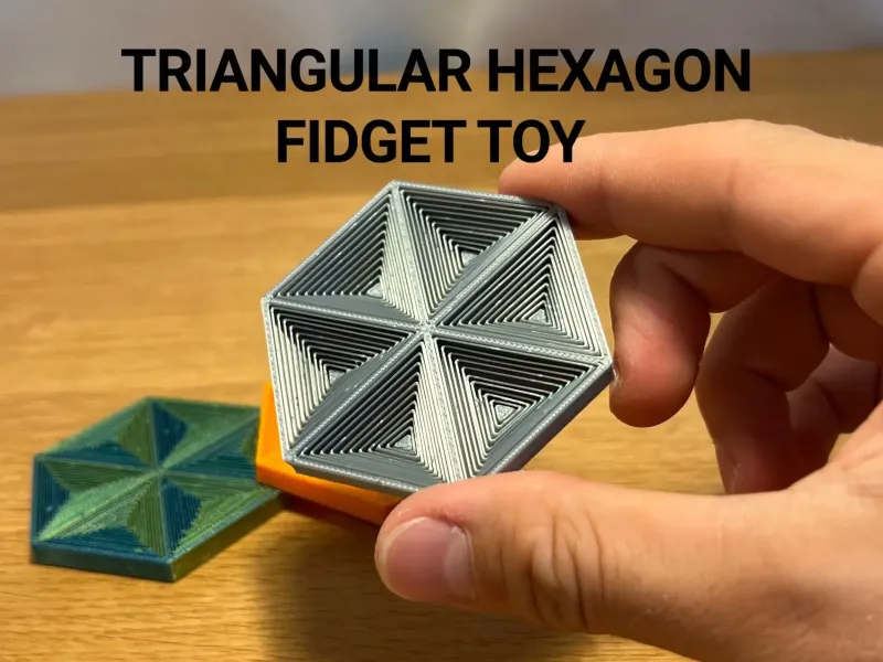 Triangular Hexagon Fidget Toy