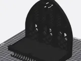 Gothic Cathedral shelf w/ Jewelry hooks.-2