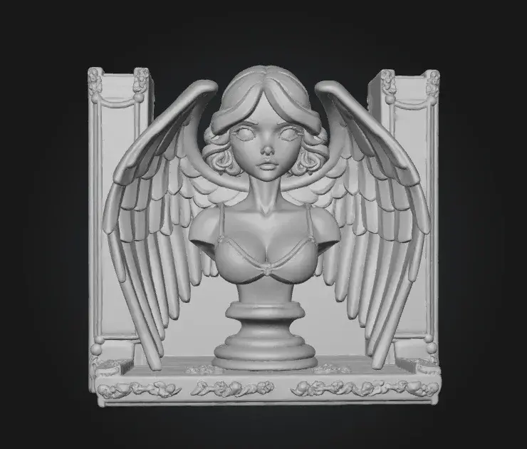 Home Decorations & Ornaments STL Download - Elyra the Silent Keeper ...