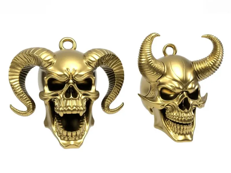 Monstrous Skulls Pendants