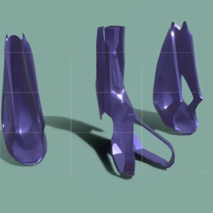 ROBOT FOOT/BACKHEEL FOR SPLINT USE 