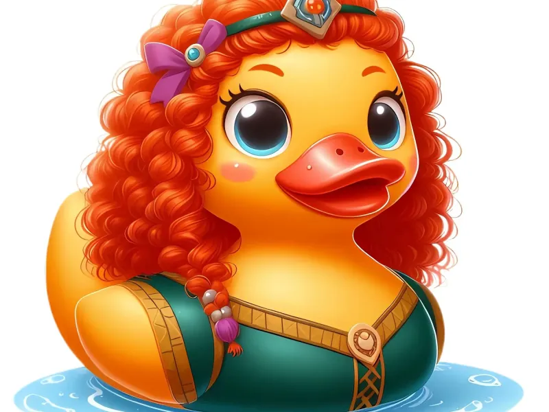 Princess Merida Rubber Ducky