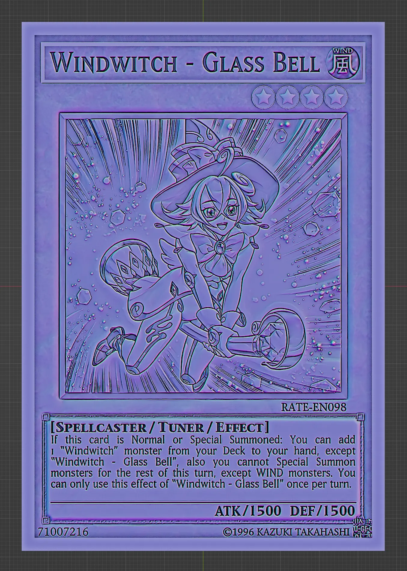 WINDWITCH - GLASS BELL - YUGIOH