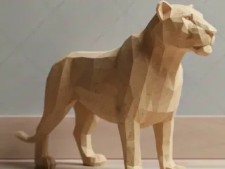 Leoa - low poly