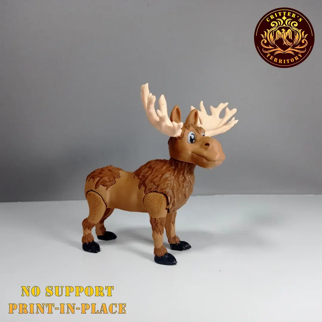 FLEXI MOOSE | PRINT IN PLACE | NO SUPPORT