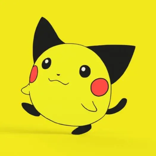 Original Pichu Wall Art