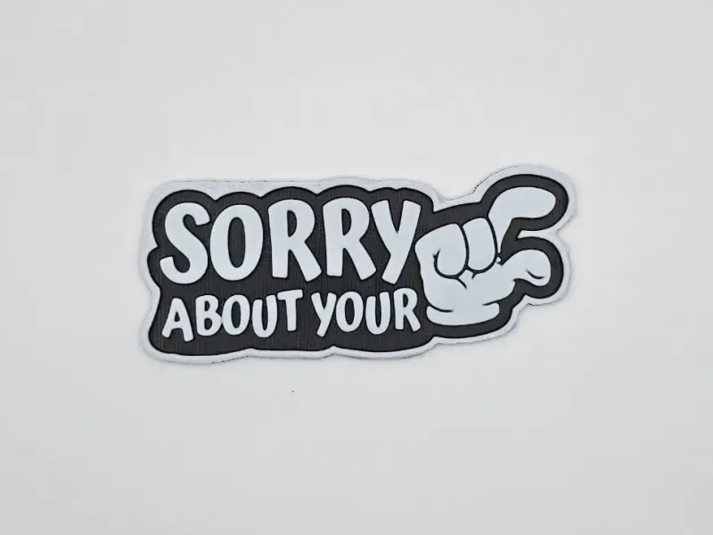 Sticker Sorry About Your