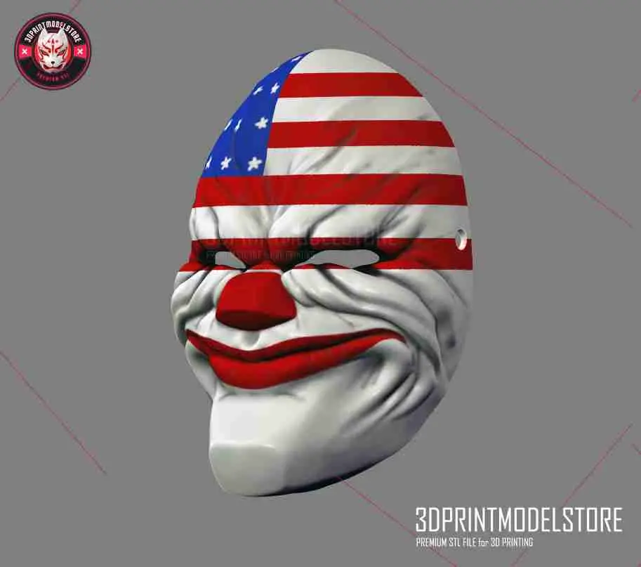 Payday Game Cosplay Mask - Halloween Costume