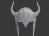 Horned Helmet 3D Model – Viking / Fantasy Armor-1