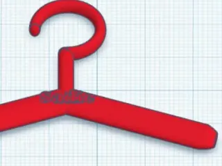 barbie clothes hanger