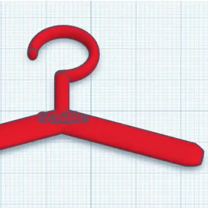 barbie clothes hanger