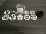 Dog Coasters - Customizable Name - AMS-2