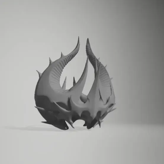 Diablo HeLL Demon Queen  Helmet Crown