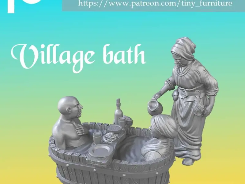 BAIN DE VILLAGE (PAYSANS DE GOLDFIELD)