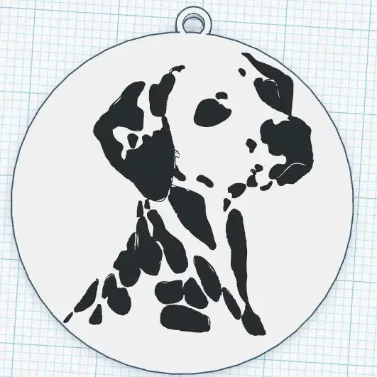 keychain Dalmatian