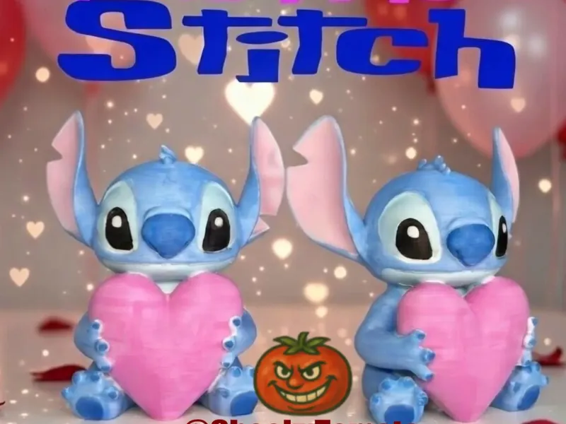 Valentine’s Stitch – Lilo & Stitch DeskBuddy