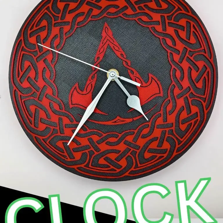 ASSASSINS CREED STYLE WALL CLOCK