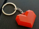 Poly Heart Key Chain-0