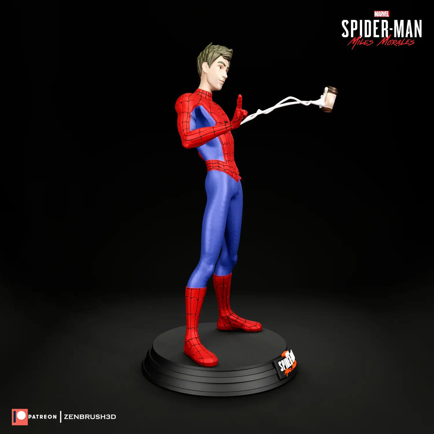 Peter Parker B - Spider-Man Attraverso lo Spider-Verse Stampa 3D