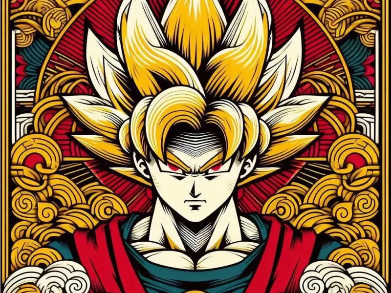 Goku Art Deco