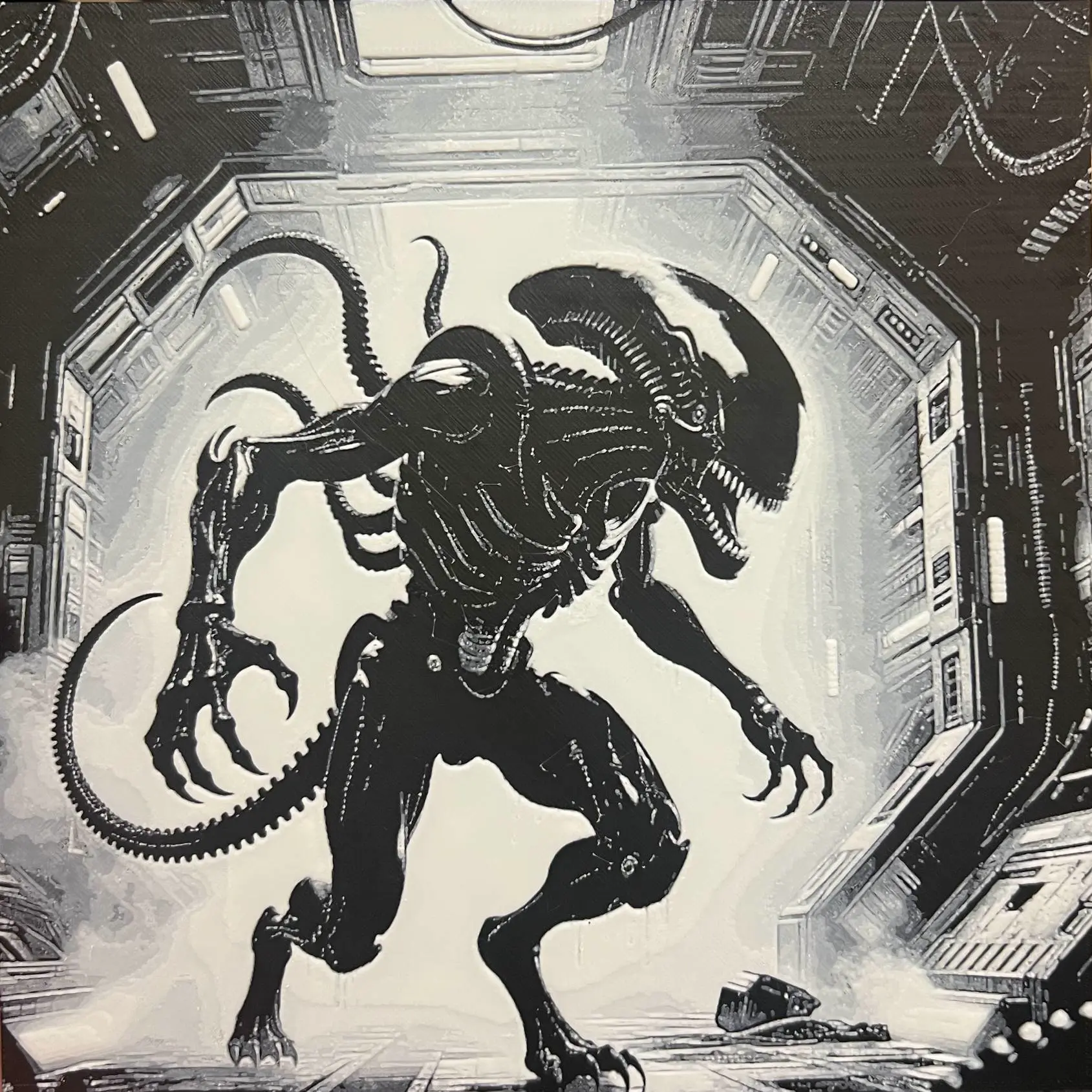 Alien Bw v2 Hueforge 200x200