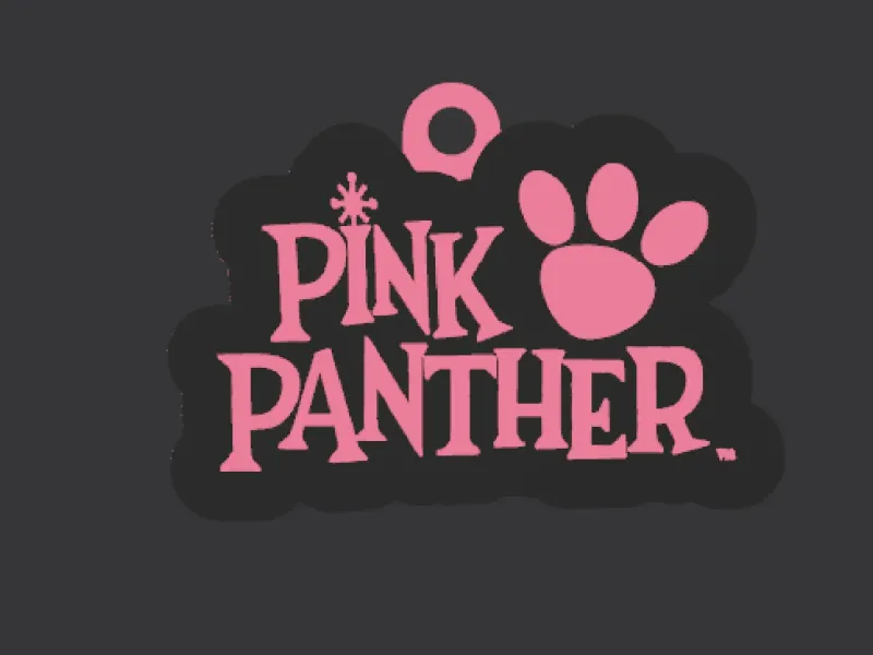 Keychain Pink Panther Logo