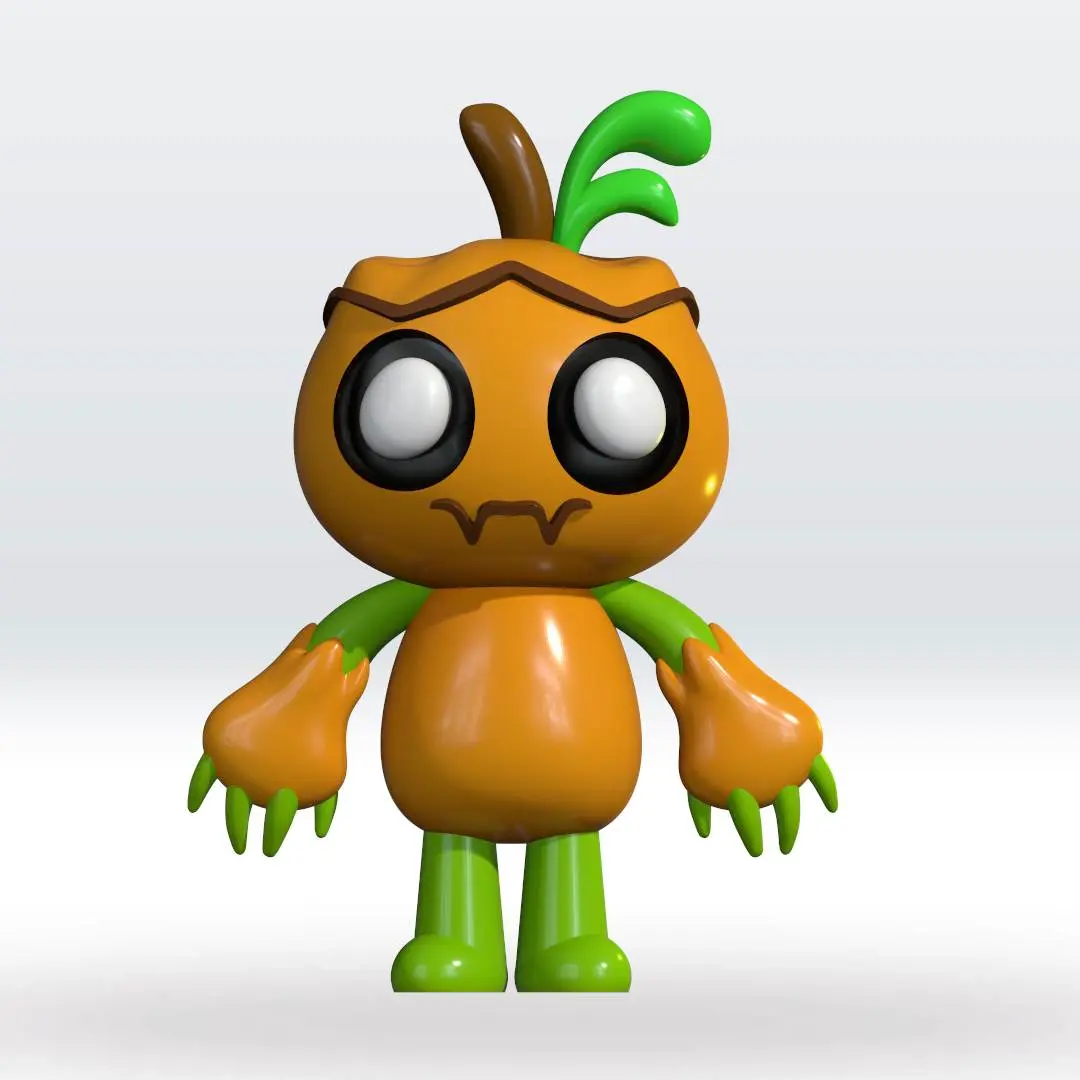 Gourdy Dandy's World STL file 3D Model, 3mf Multicolor 3Dプリント