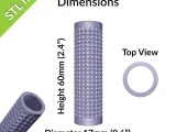 Basic Textures Clay Rollers, stripes, grooves, Set 34-2
