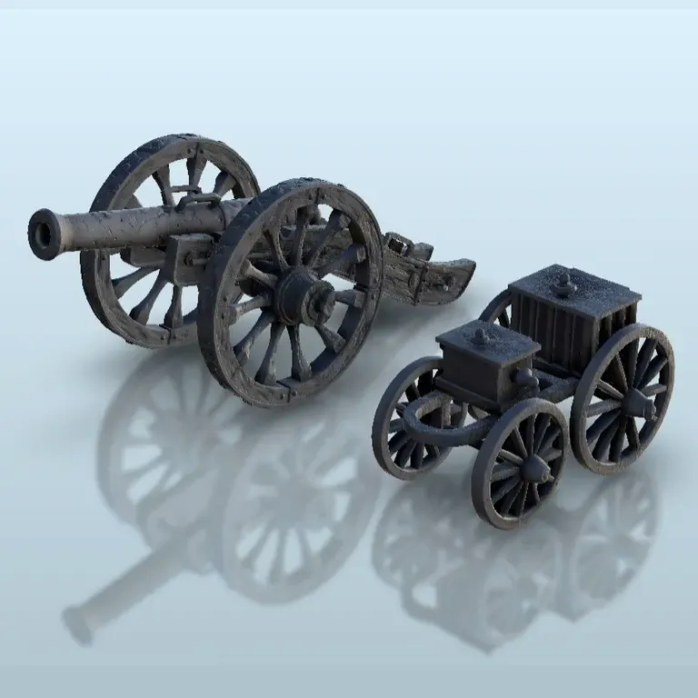 Canon 3 - terrein Empire decor moderne miniaturen