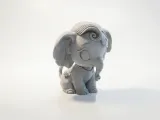 Cute Elephant Figurine Chibi Animal 3D Printable-2
