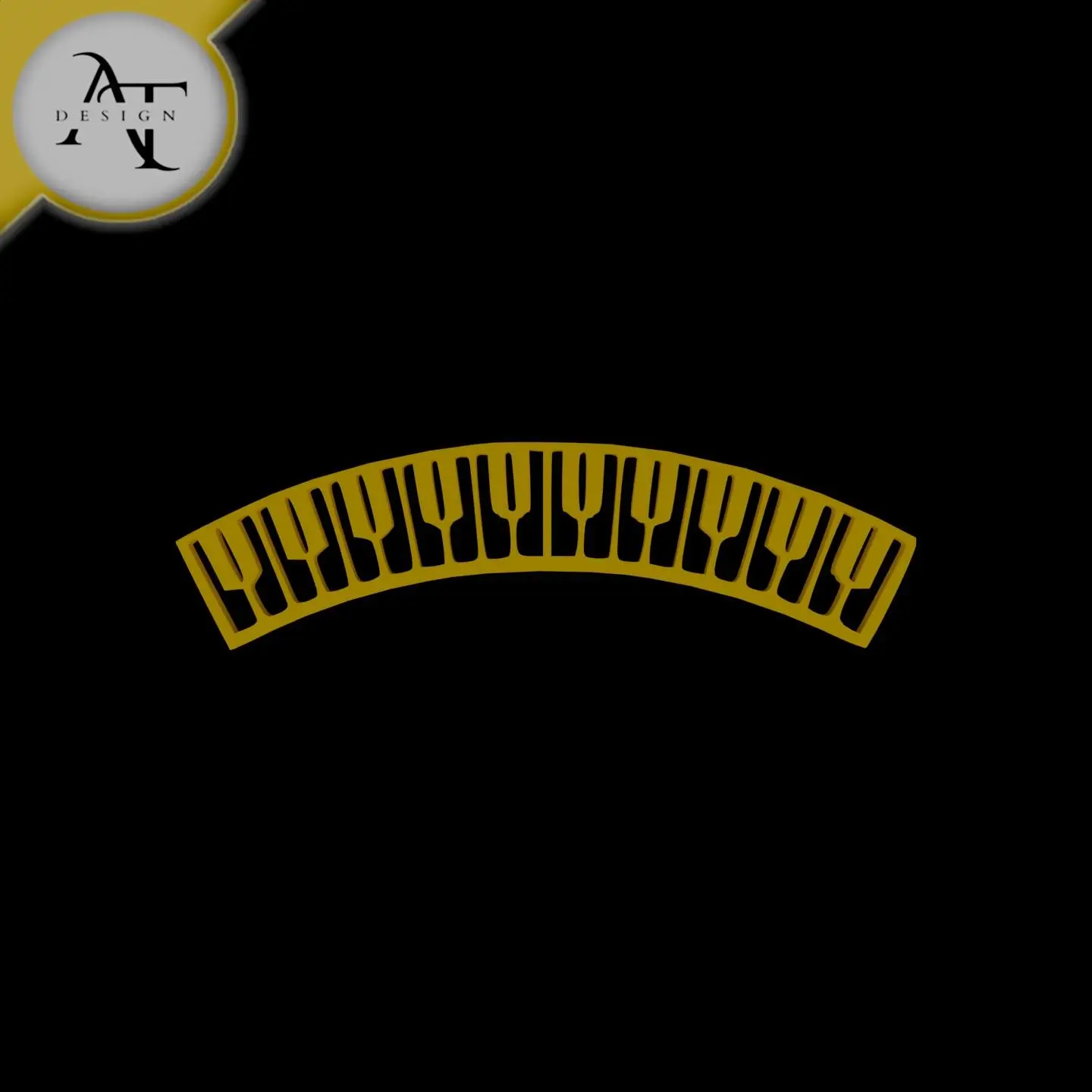 Piano - Line Art - 2D Wall Art Decor