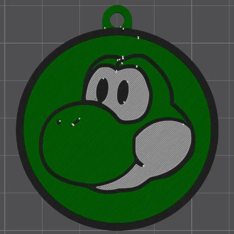 Yoshi keychain - llavero