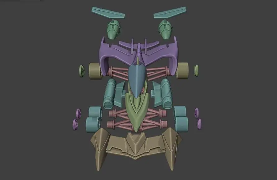 Future GPX Cyber Formula Asurada AKF Miniature Fan Art
