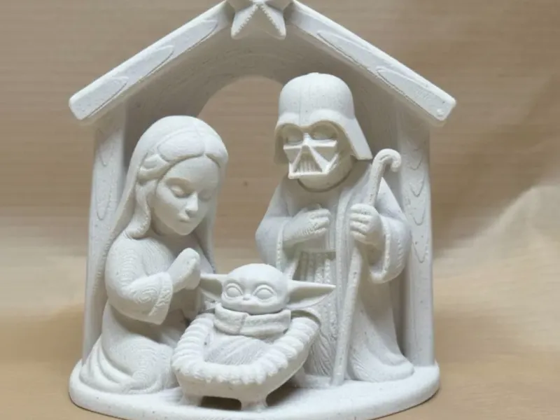 PESEBRE STARWARS NATIVITY ESCENE NAVIDAD