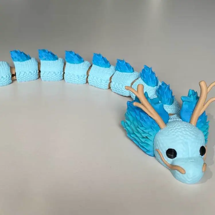 Articulated Knitted Dragon