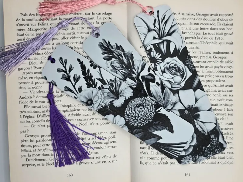 Bookmarks Flowers