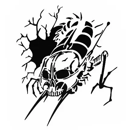 Centipede stencil 2