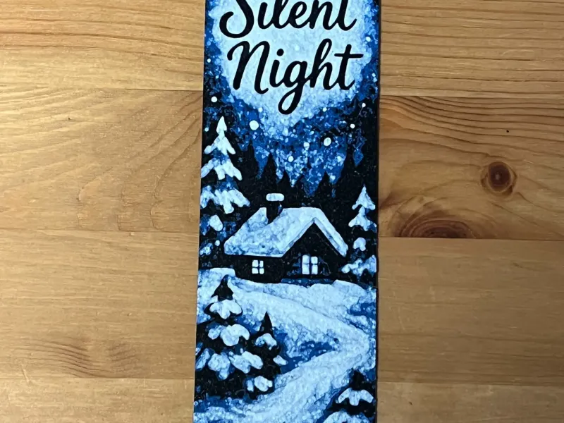 Silent Night Bookmark
