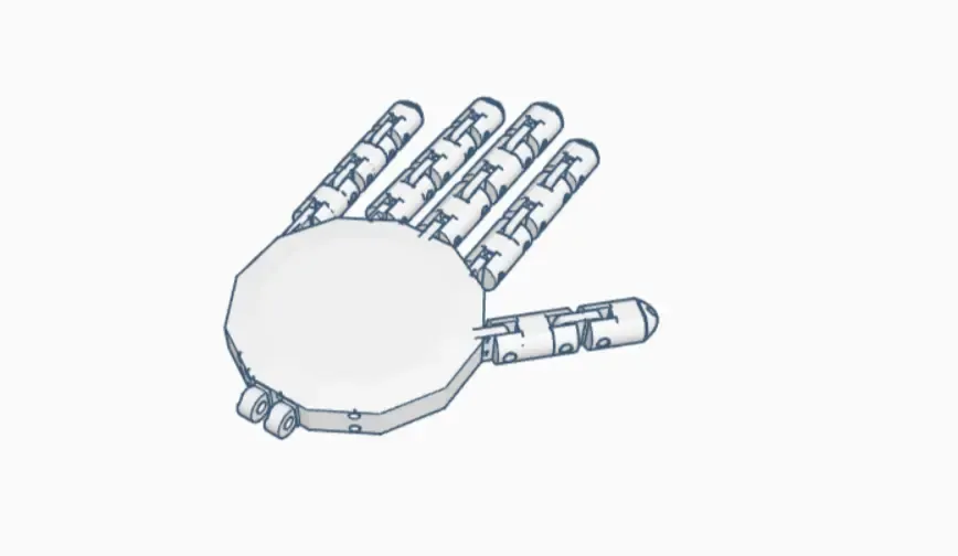 ROBIN Hand V7: Full-Scale 3d printed Humanoid Robot