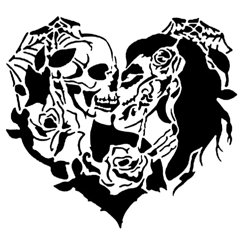 Sugar Skull stencil