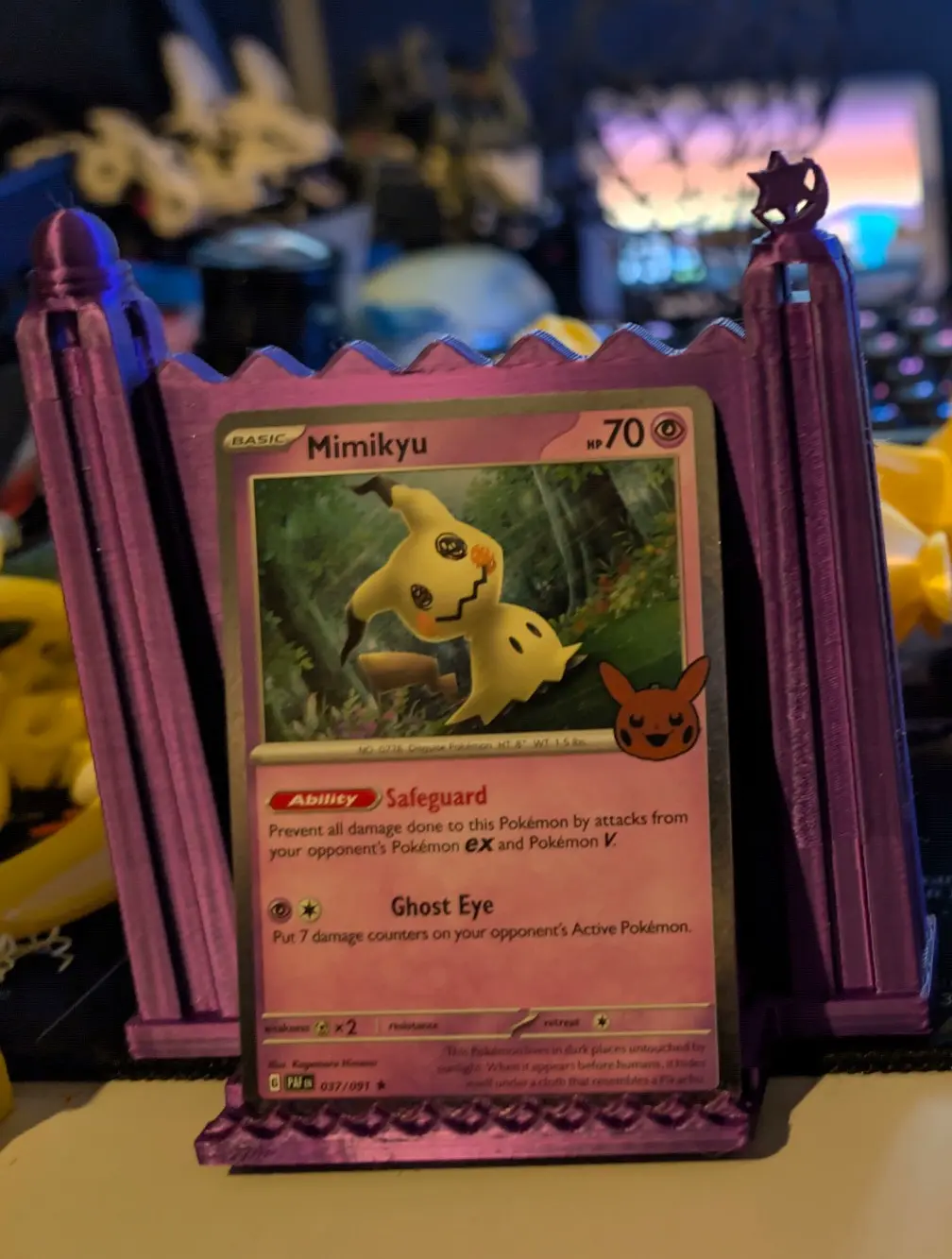 3D Printer Files | 3MF File | Psychic pokemon card stand display ...